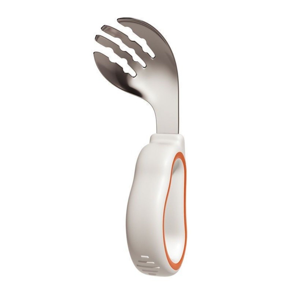 Self Feed Spoon - Silicone Baby Fork and Spoon Set