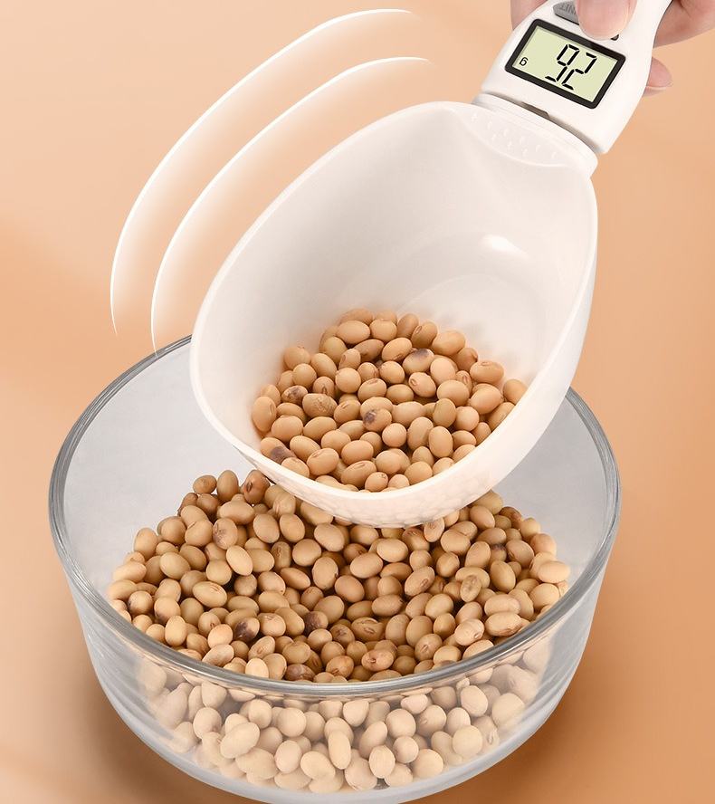 Self Feed Spoon - Digital LCD Electronic Pet Food Measuring