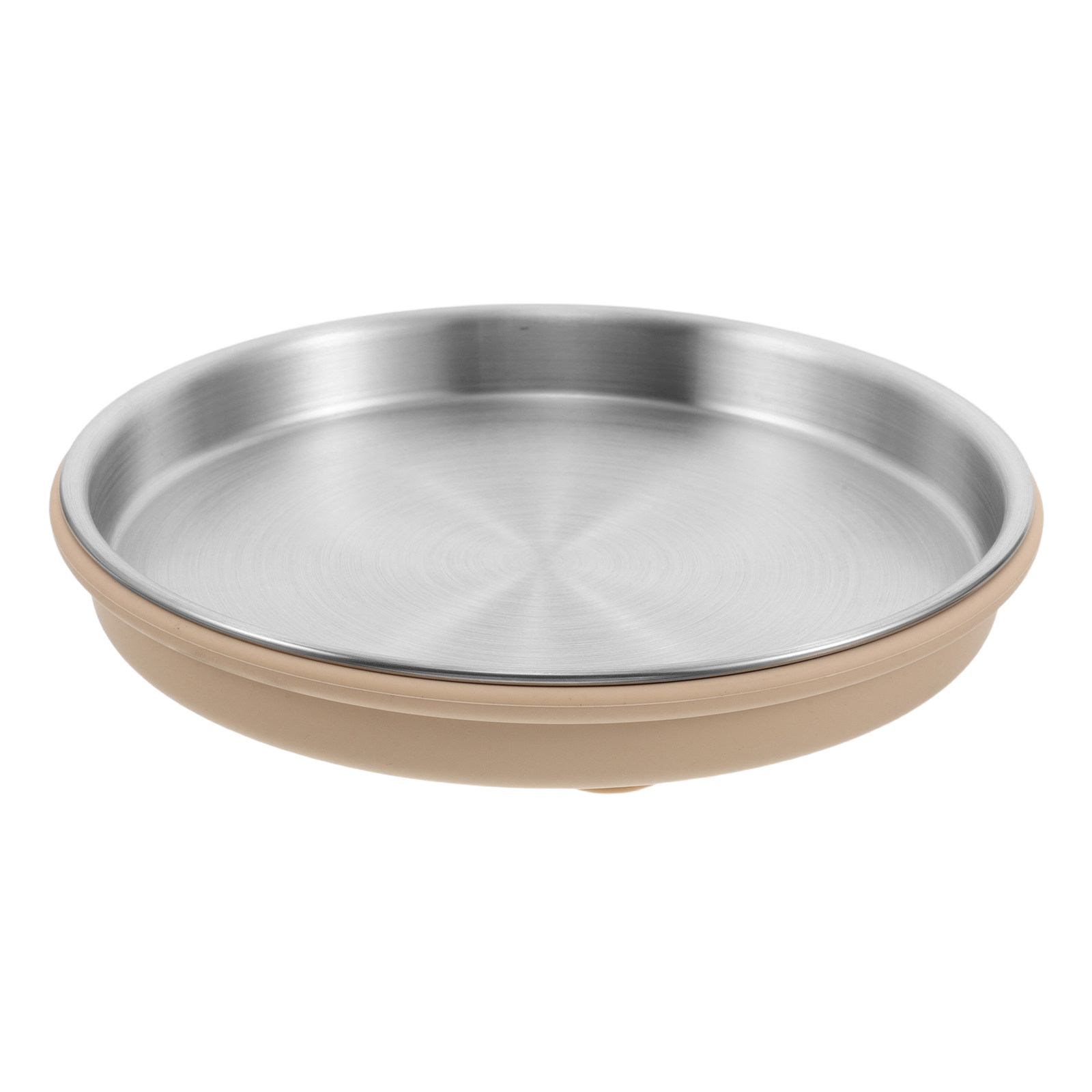 Plate Suction Toddler - Stainless Steel Toddler Plate Non Divided