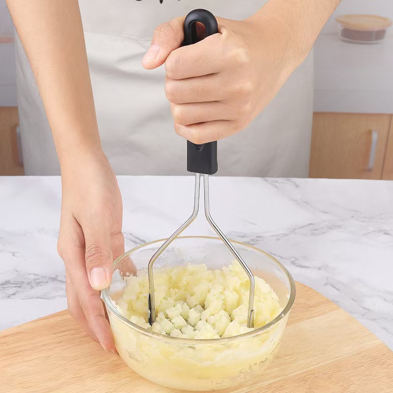 Baby Food Vegetables - Stainless Steel Potato Pusher Pressed Household