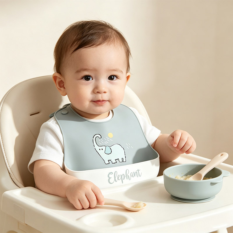 Baby Silicone Feeding Bibs Car - Baby Food Year Old ulasan dan harga