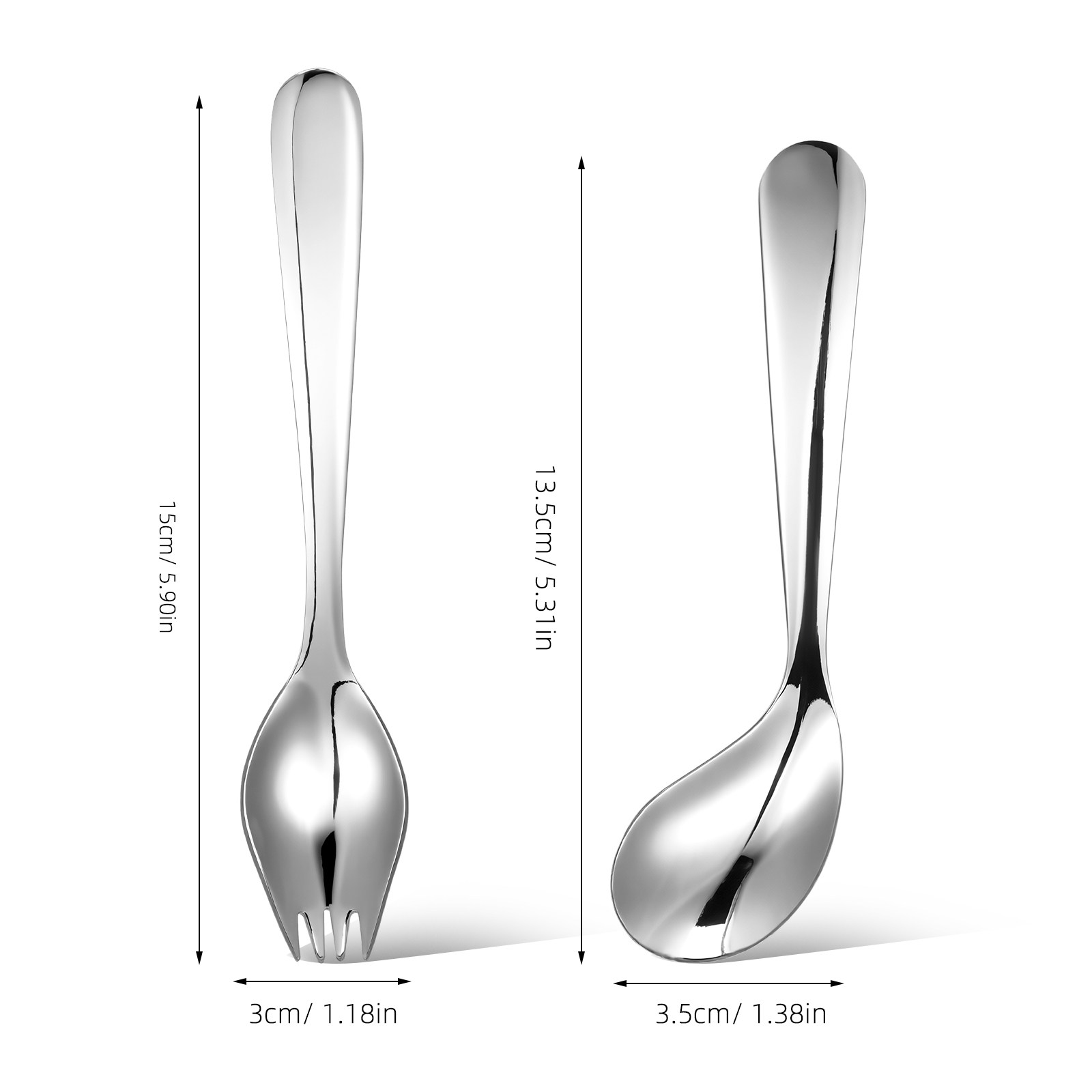 1Set Feeding Angled Spoon Stai - Self Feed Spoon ulasan dan harga