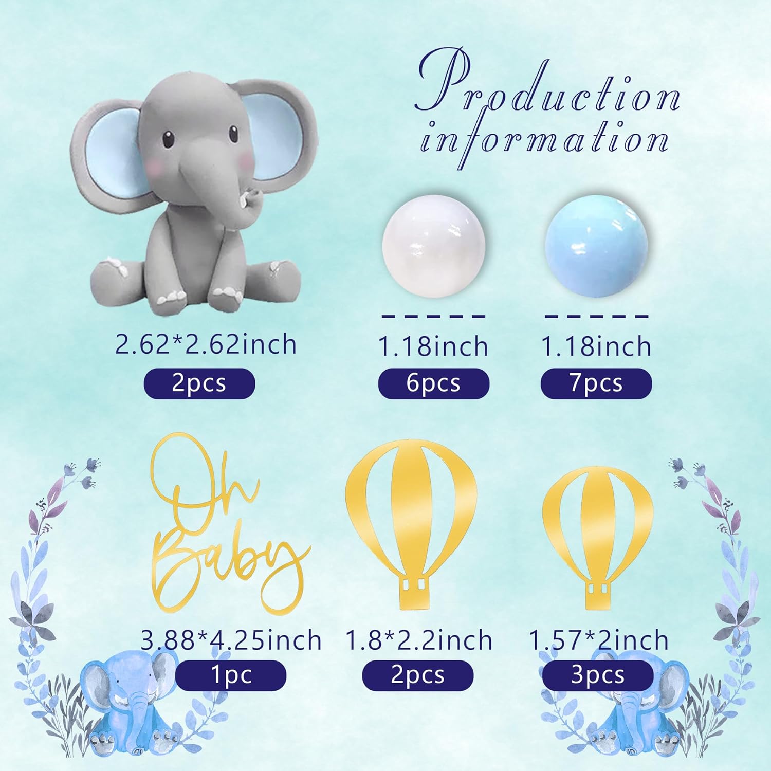 Elephant Cake Decoration Baby  - Baby Food Ideas ulasan dan harga