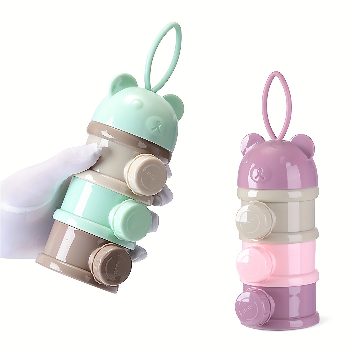 Large Capacity Baby Milk Powde - Baby Food Glass Jar ulasan dan harga