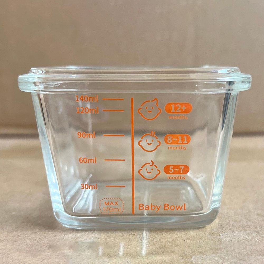 Simple 170ml Food Storage Box  - Baby Food Jars Glass ulasan dan harga
