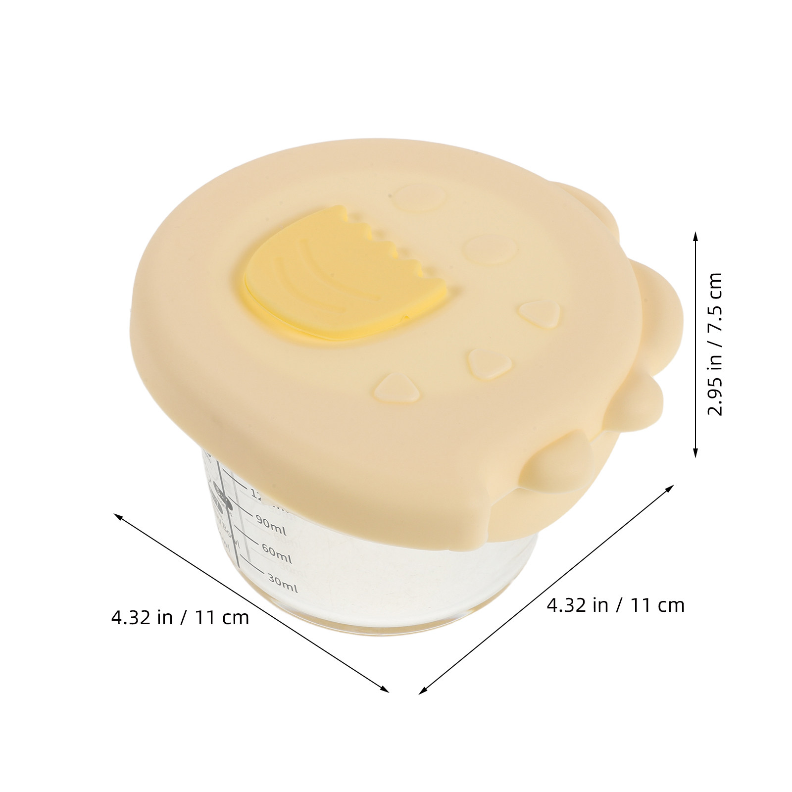 2Pcs Baby Food Storage Bowls G - Baby Food Jars Glass ulasan dan harga