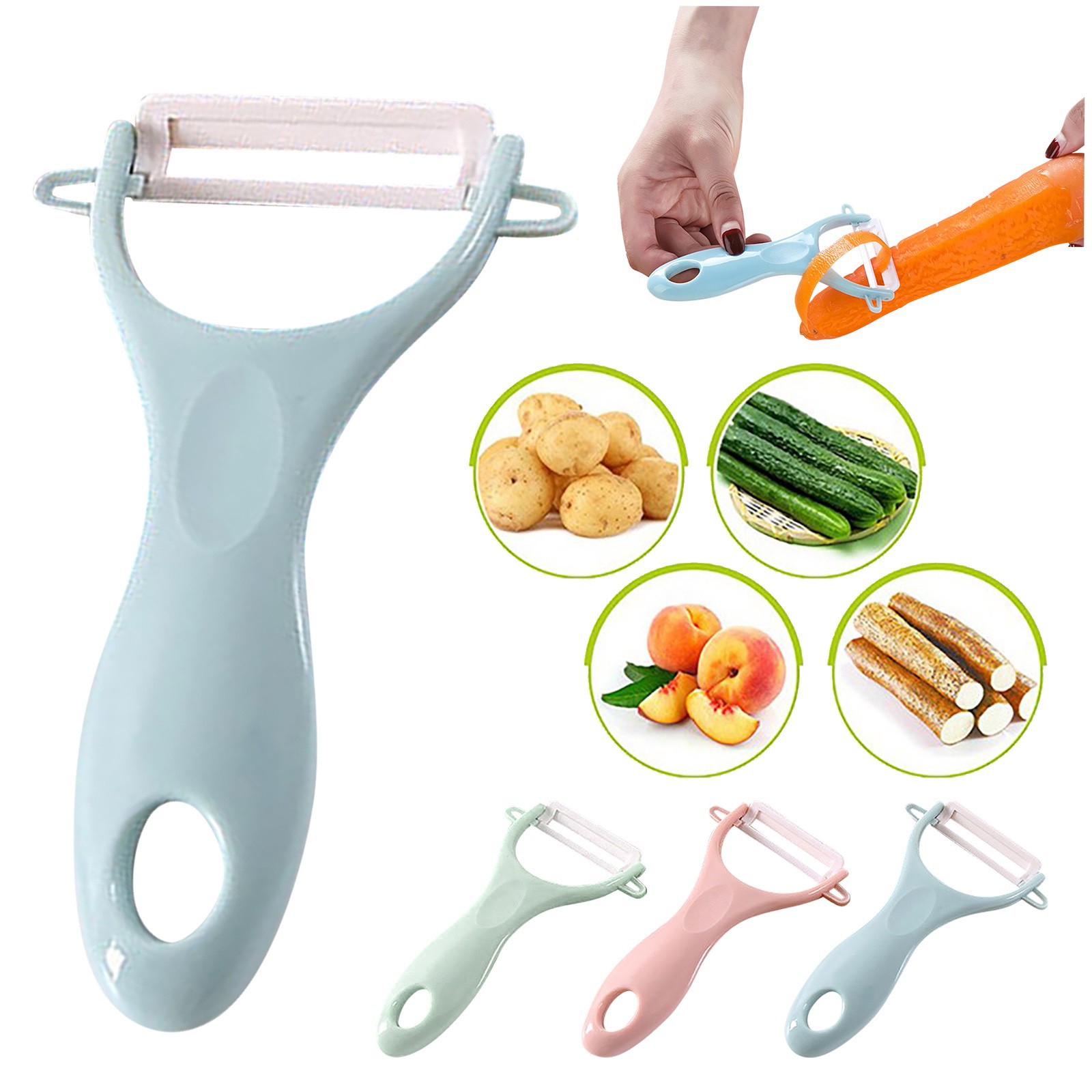 Ceramic Creative Peeler Practi - Baby Food Vegetables ulasan dan harga