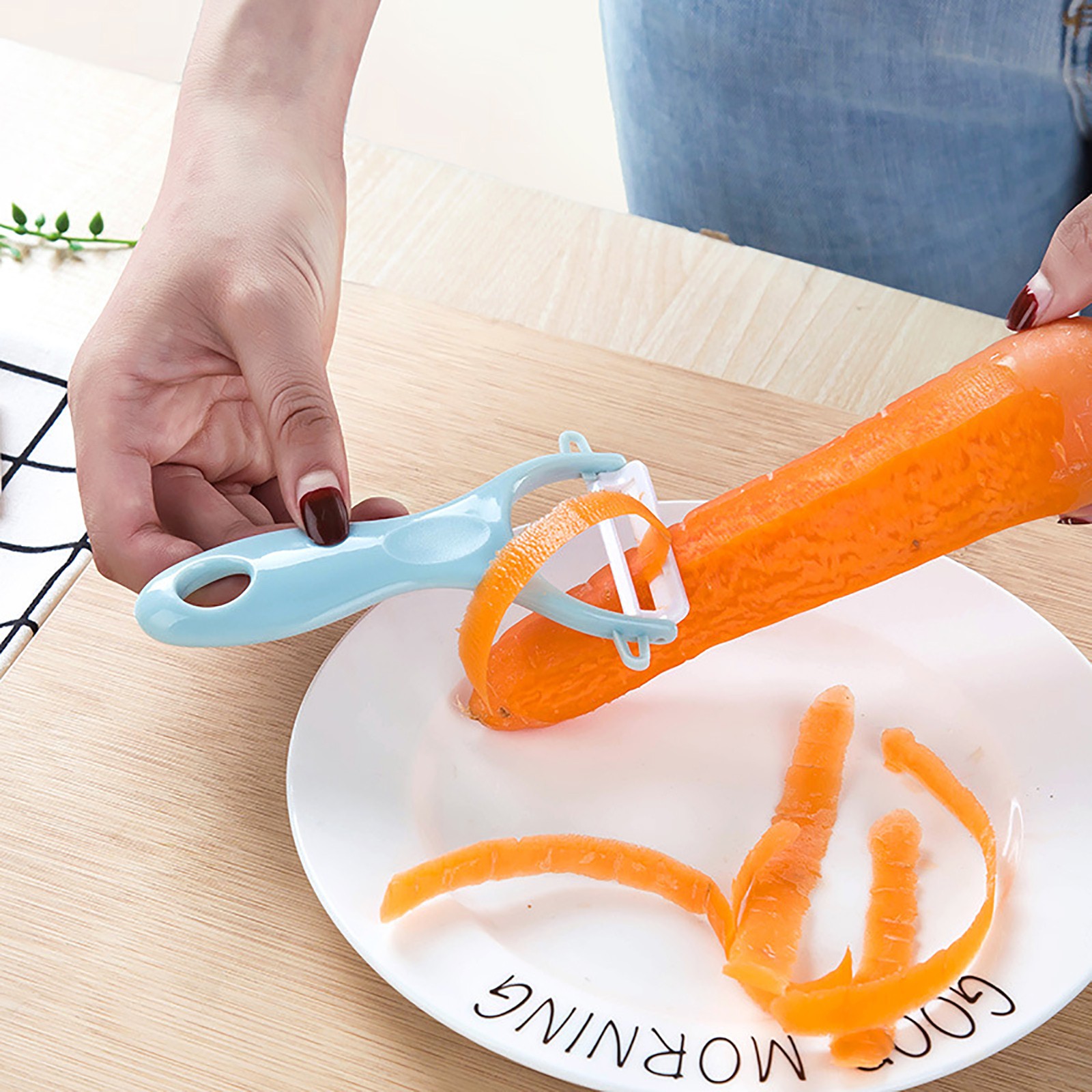 Ceramic Creative Peeler Practi - Baby Food Vegetables ulasan dan harga