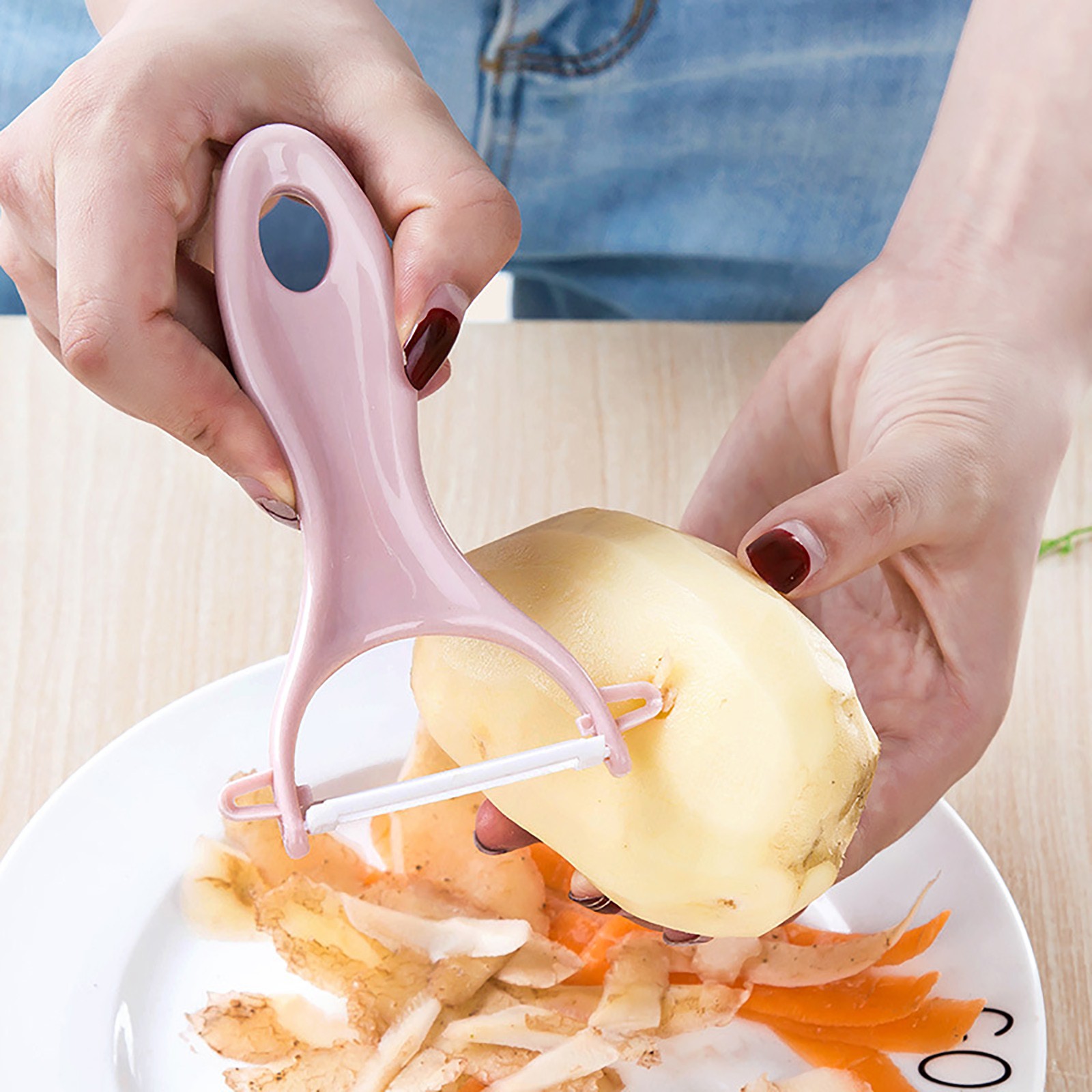 Ceramic Creative Peeler Practi - Baby Food Vegetables ulasan dan harga
