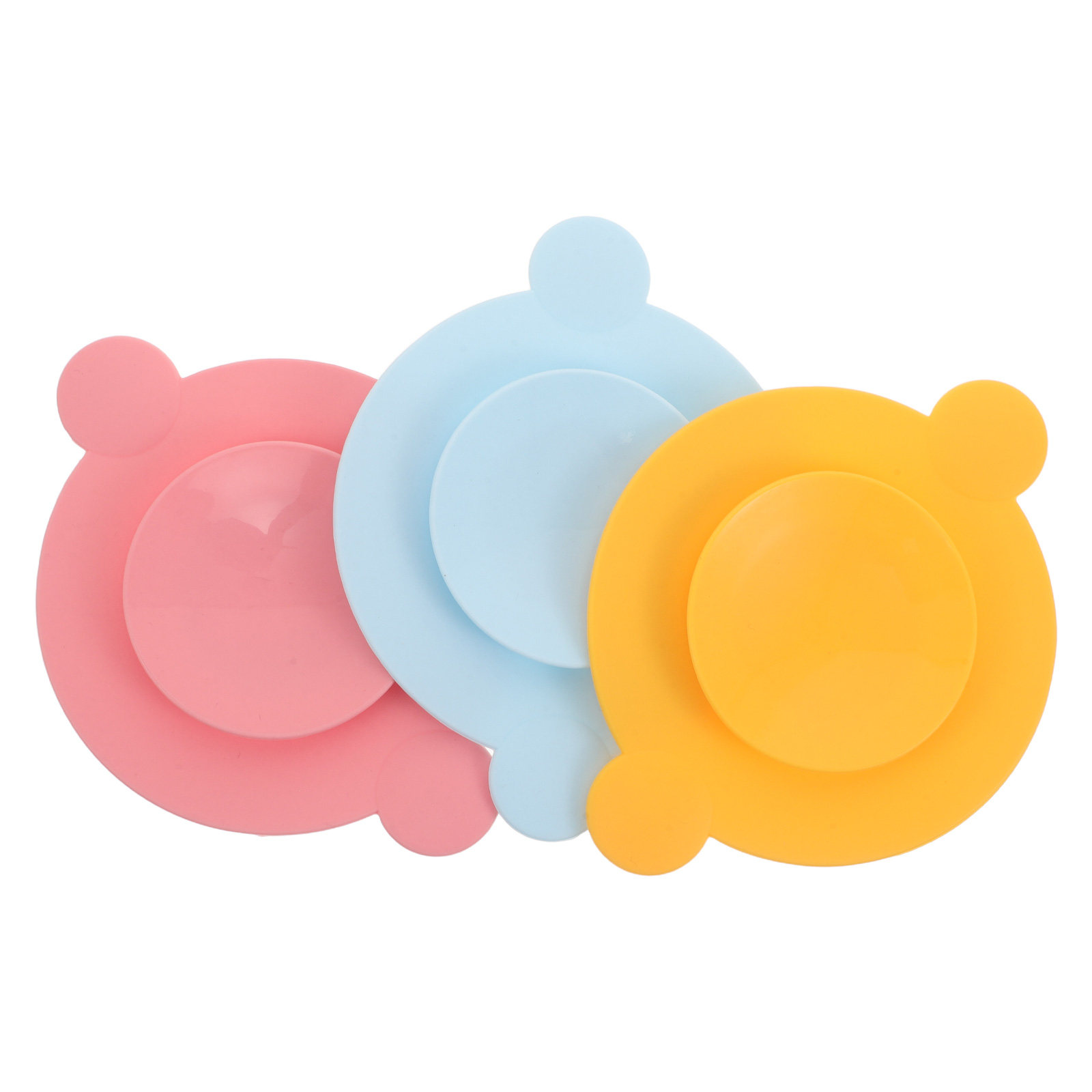 3Pcs Silicone Suction Plate Pa - Plate Suction Toddler ulasan dan harga