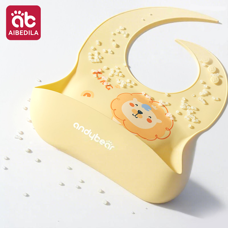 AIBEDILA Baby Silicone Bib Wat - Baby Food Year Old ulasan dan harga