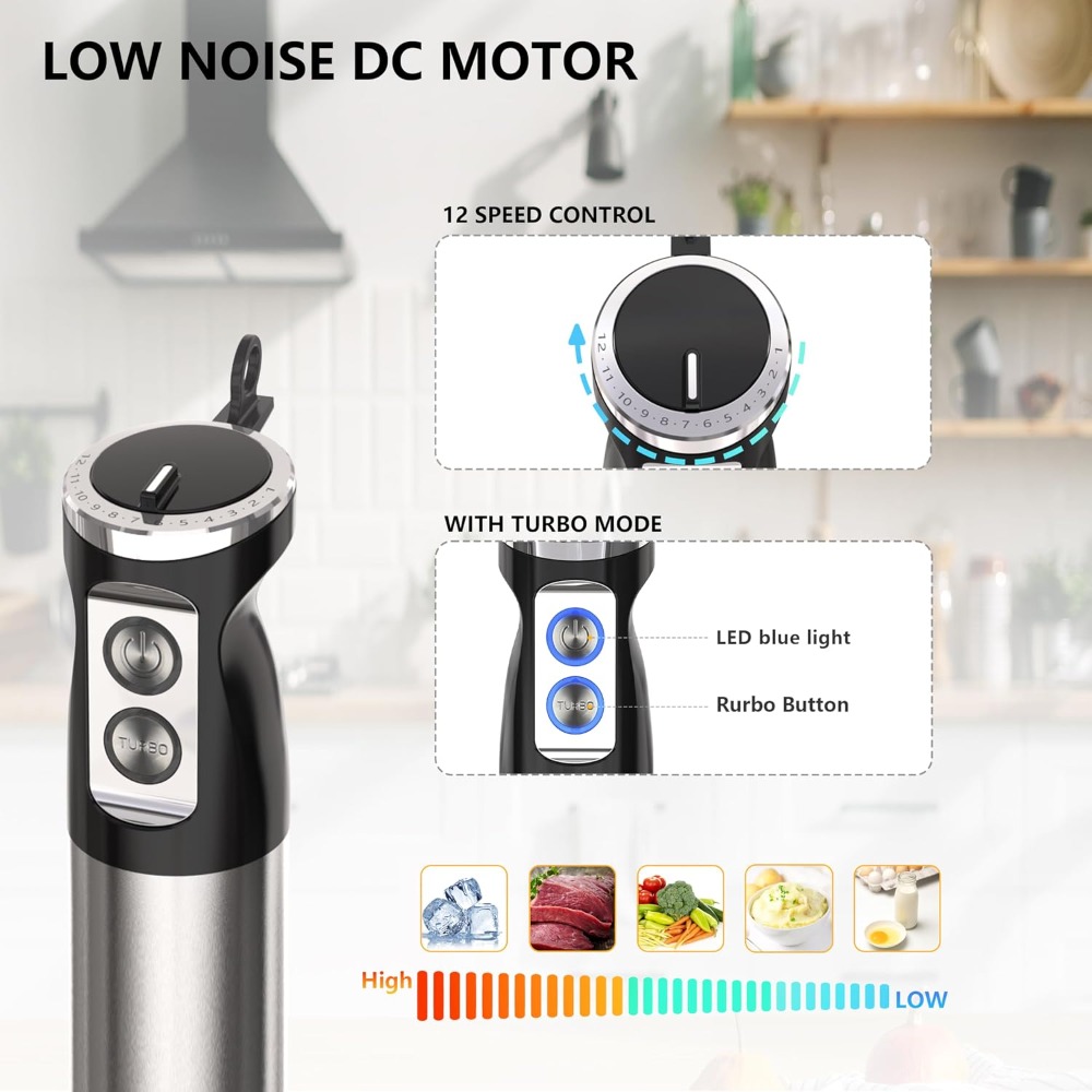 5 in 1 Immersion Blender Handh - Baby Food Hand Blender ulasan dan harga