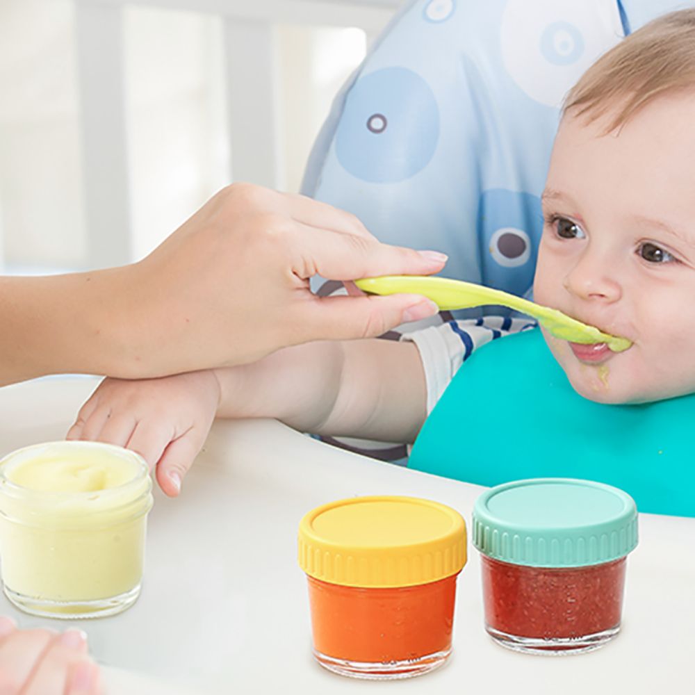 6pcs Glass Baby Food Jar Reusa - Baby Food Jars Glass ulasan dan harga