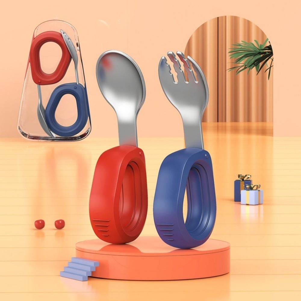 Silicone Handle Baby Silicone  - Self Feed Spoon ulasan dan harga