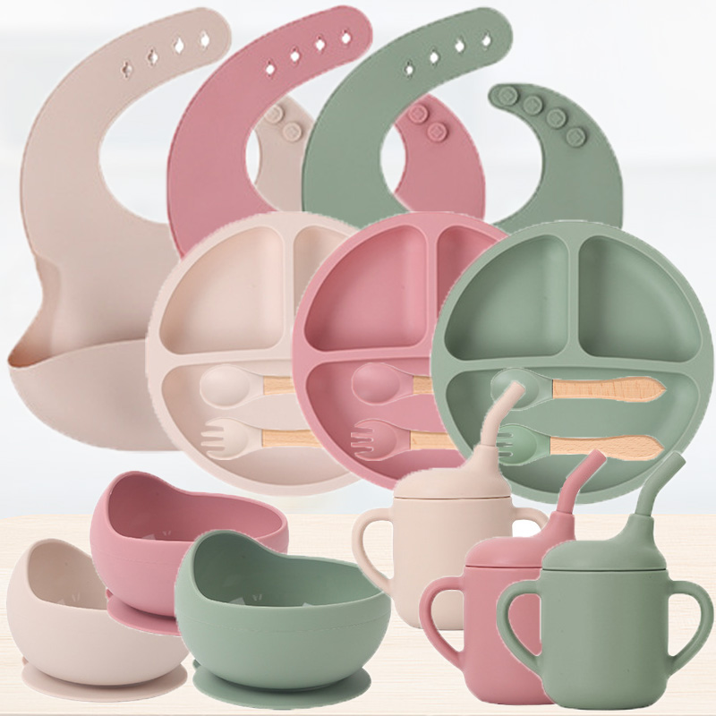 Children's silicone tableware  - Baby Food Set ulasan dan harga