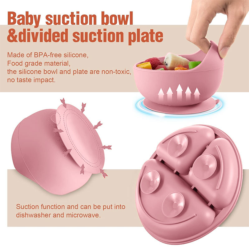 Children's silicone tableware  - Baby Food Set ulasan dan harga