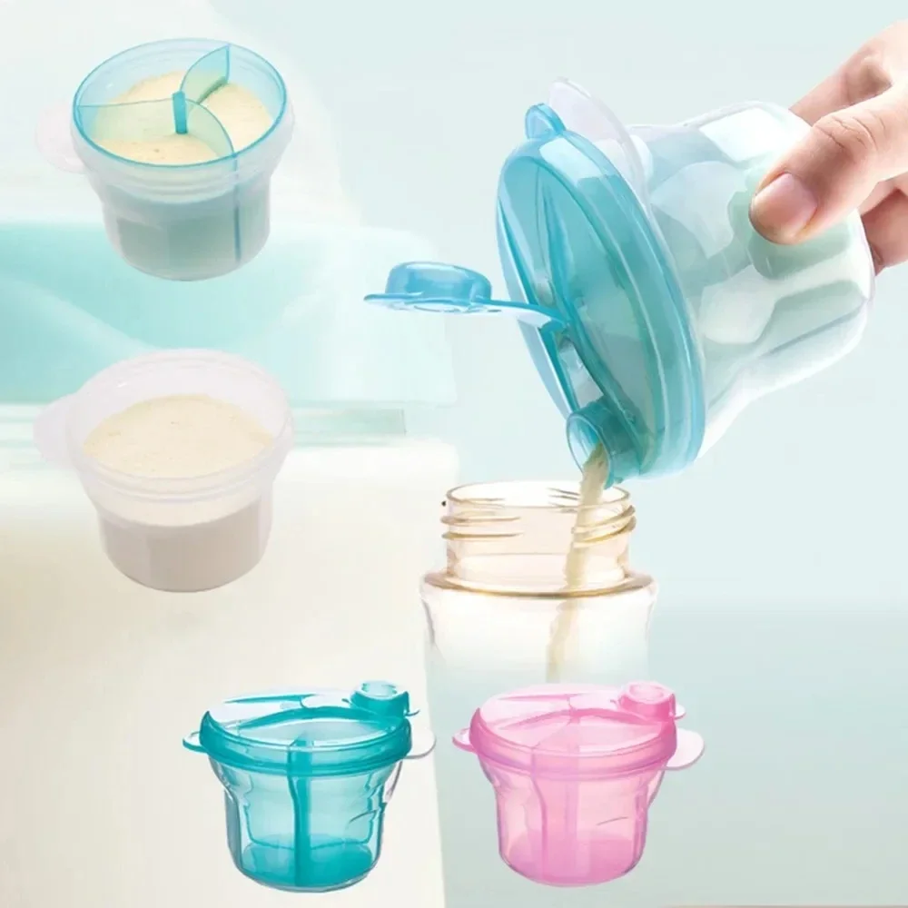 3-grid Portable Formula Dispen - Baby Food Glass Jar ulasan dan harga