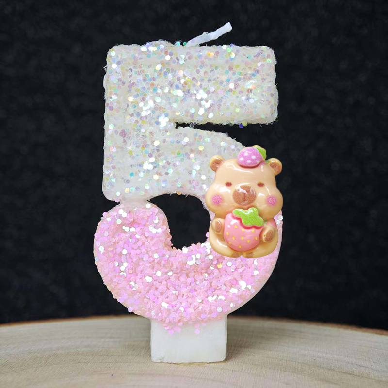 New Capybara Candles Cake Deco - Baby Food Ideas ulasan dan harga
