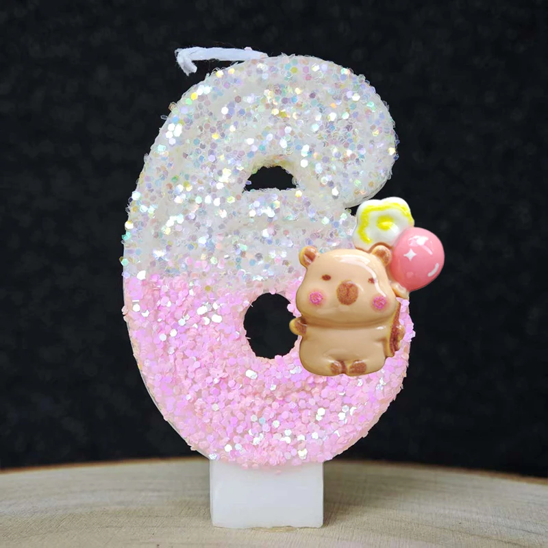 New Capybara Candles Cake Deco - Baby Food Ideas ulasan dan harga