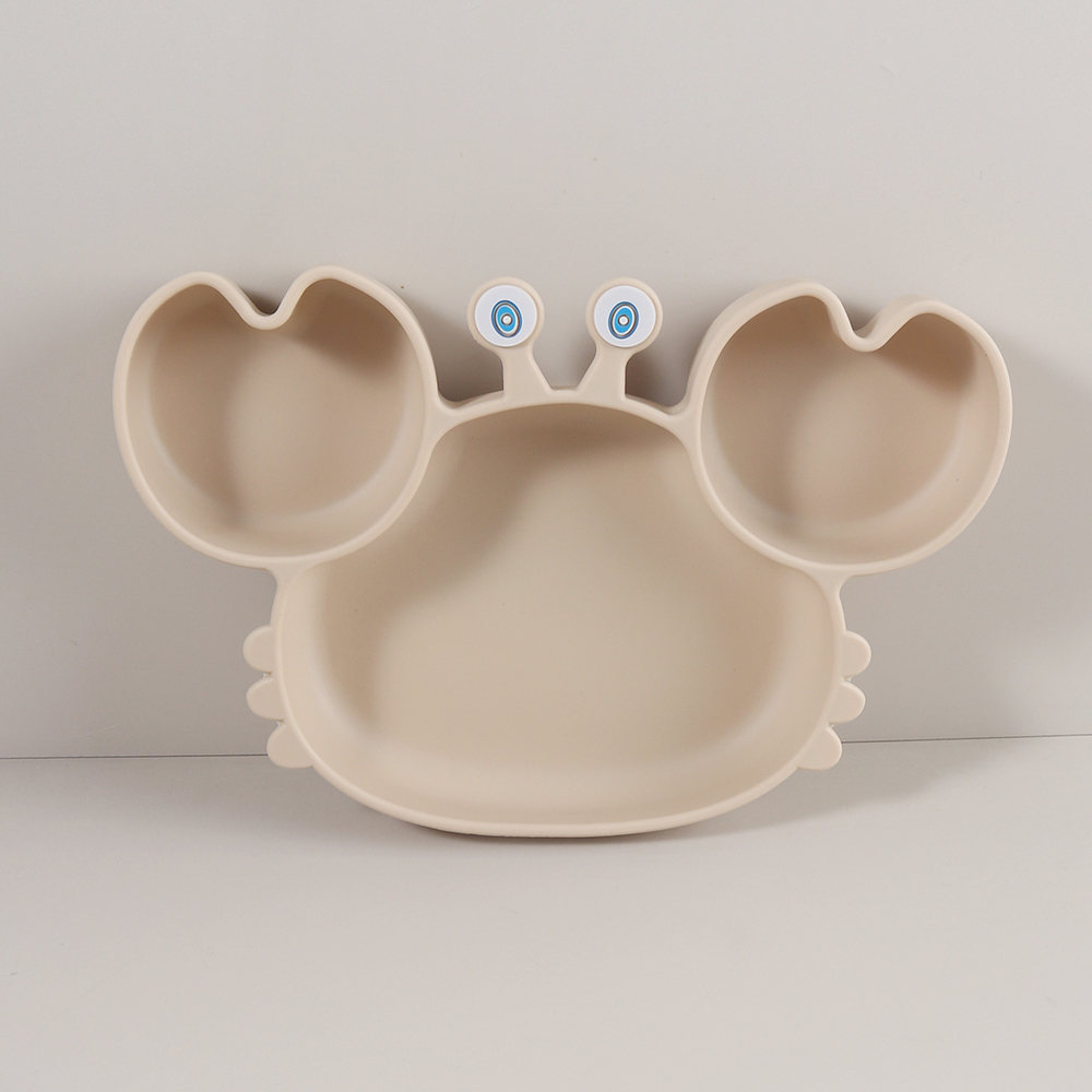 Cute Crab Shaped Silicone Baby - Plate Suction Toddler ulasan dan harga
