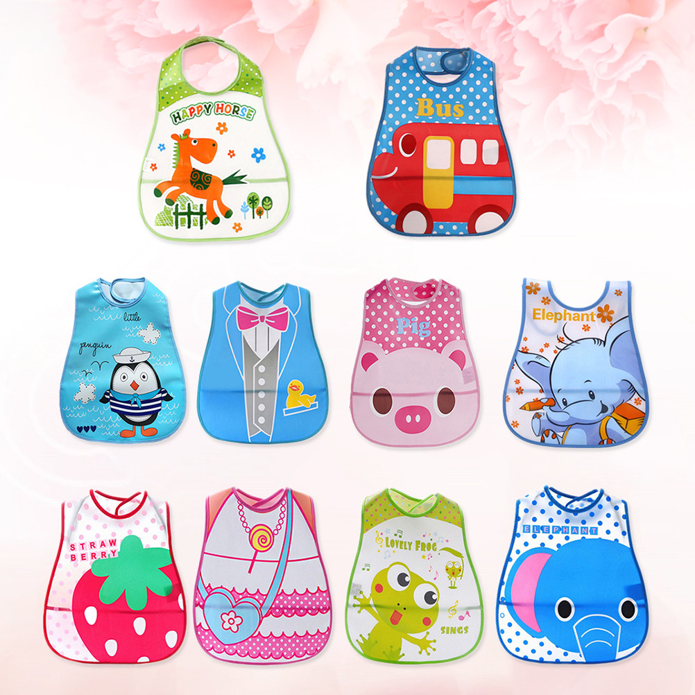 10 Pcs Baby Drool Bibs Food Fe - Baby Food Eat ulasan dan harga