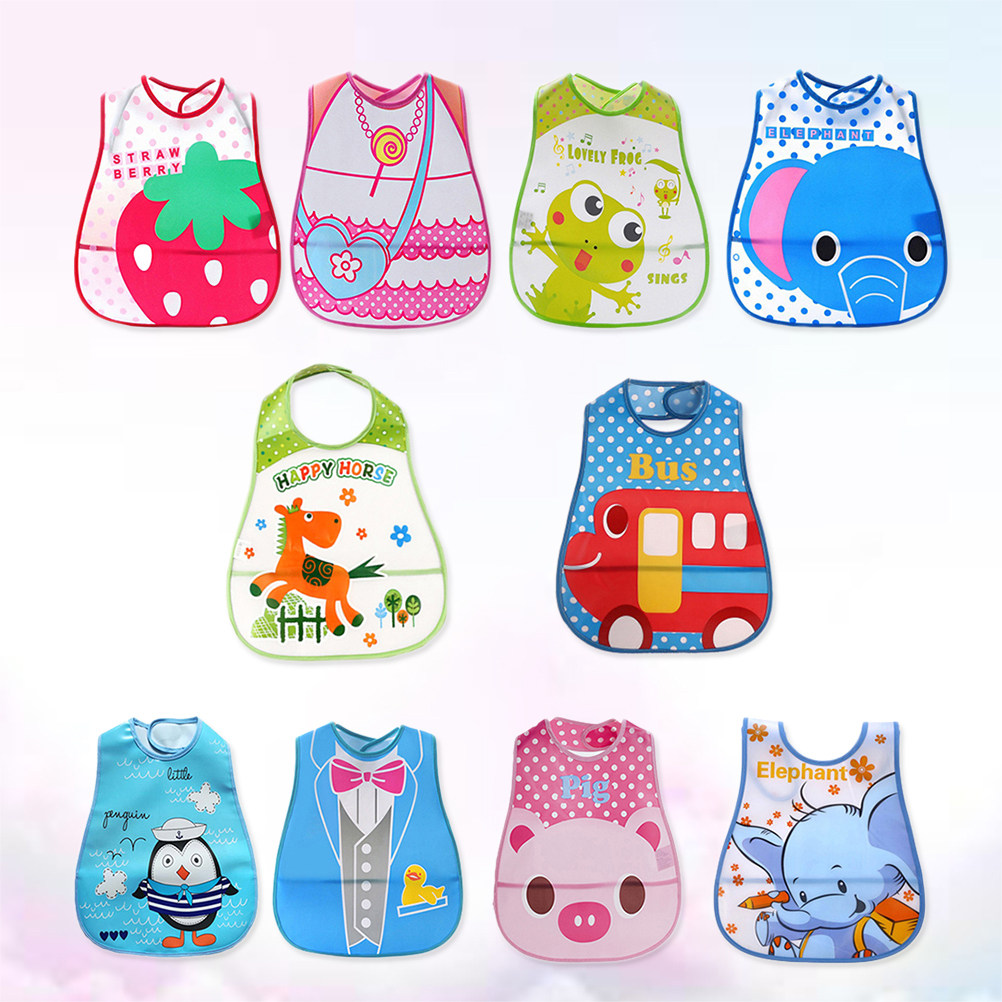 10 Pcs Baby Drool Bibs Food Fe - Baby Food Eat ulasan dan harga