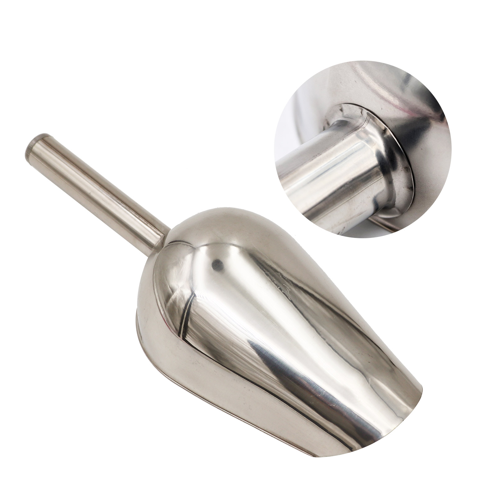 Pet Food Shovel Stainless Stee - Self Feed Spoon ulasan dan harga