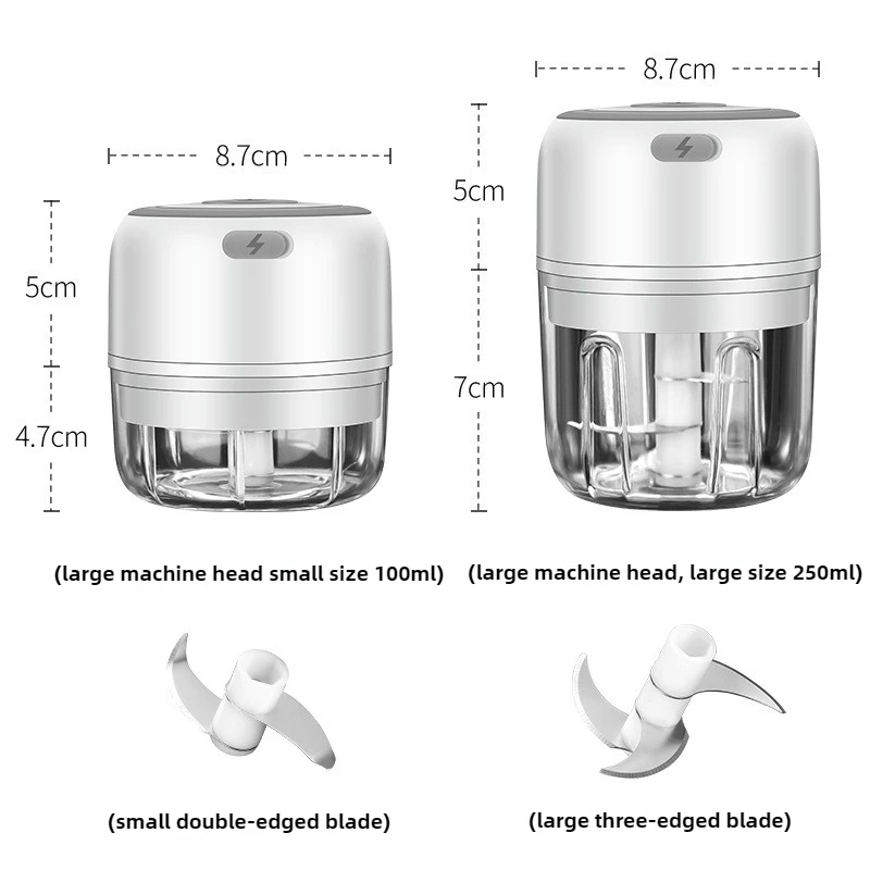 Electric Mini Garlic Chopper 1 - Baby Food Vegetables ulasan dan harga
