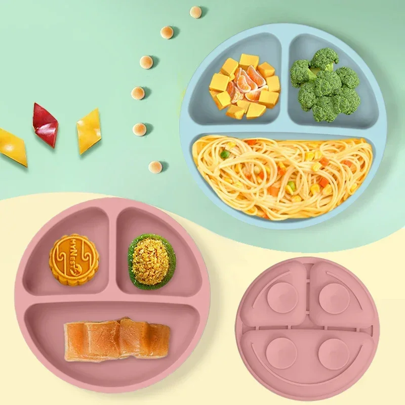 Food Grade Silicone Child Dish - Plate Suction Toddler ulasan dan harga