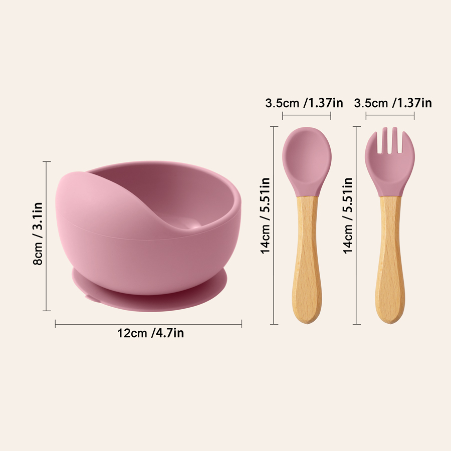 Mamaplan 3PCS Baby Silicone Fe - Plate Suction Toddler ulasan dan harga