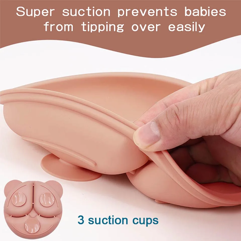 Food Grade Silicone Child Dish - Plate Suction Toddler ulasan dan harga