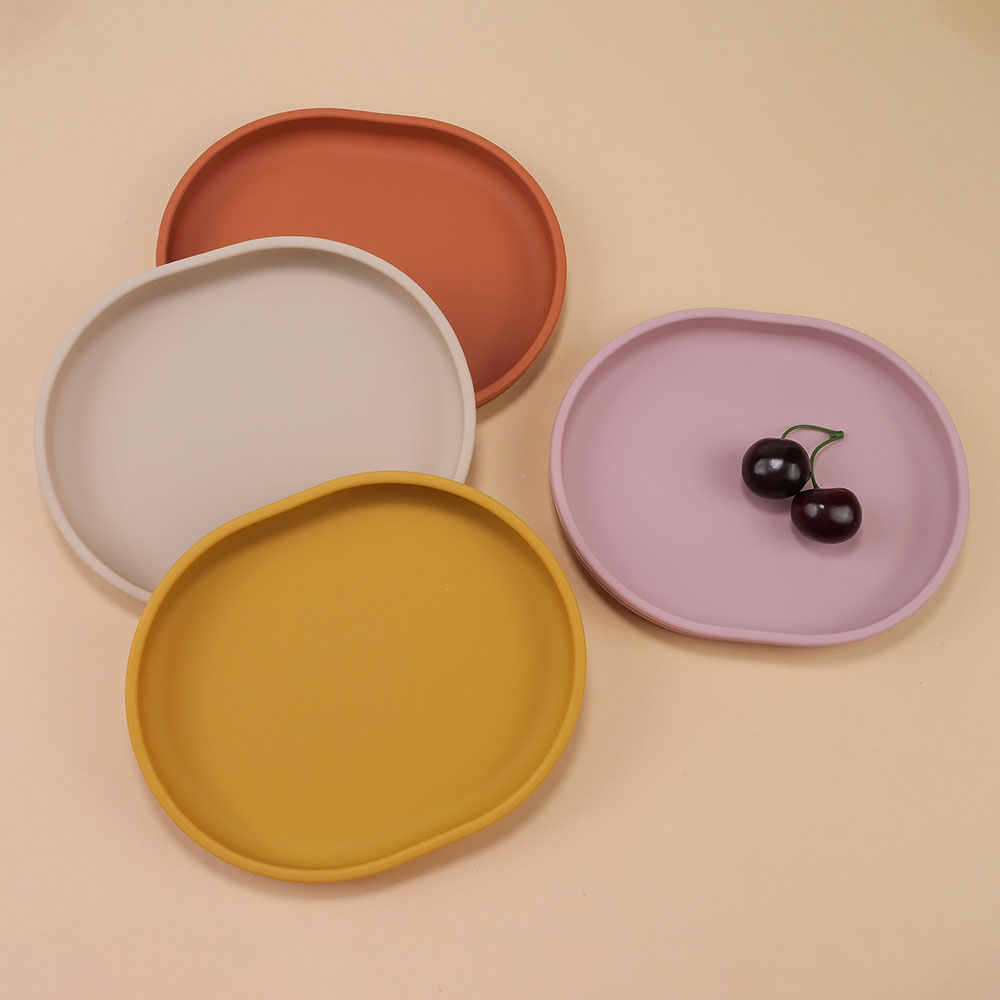 Baby Safe Silicone Dining Plat - Plate Suction Toddler ulasan dan harga