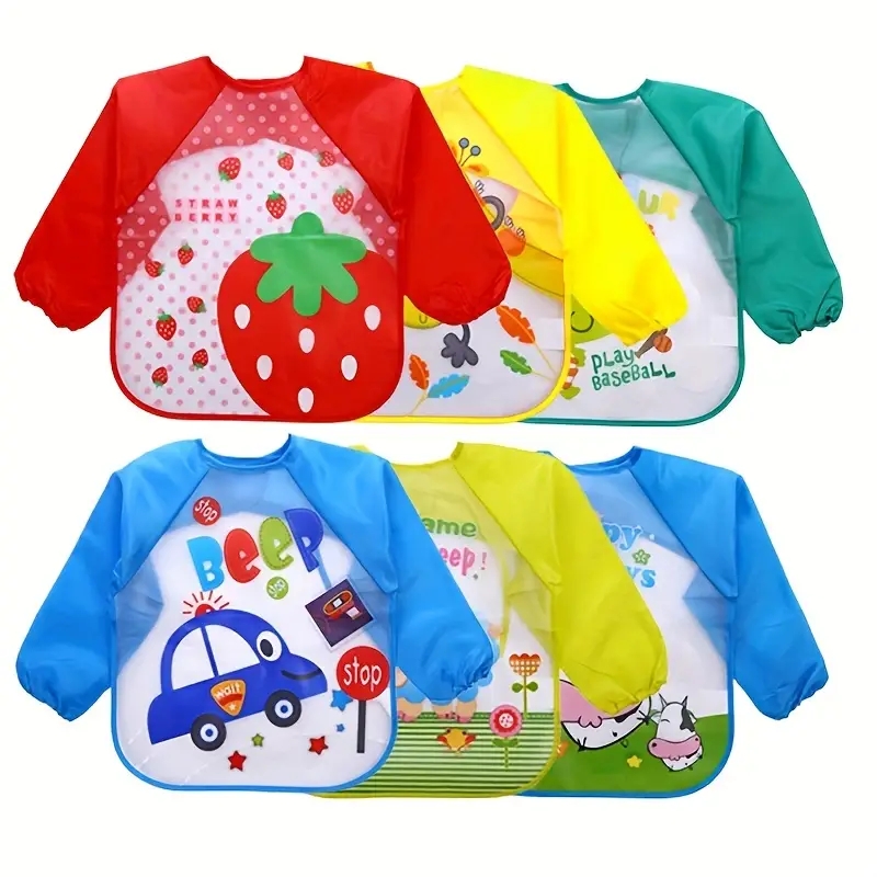 Waterproof EVA Full Sleeve Bab - Baby Food Set ulasan dan harga