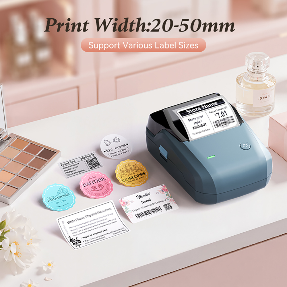 Niimbot B1 Portable Cosmetics  - Baby Food Label ulasan dan harga