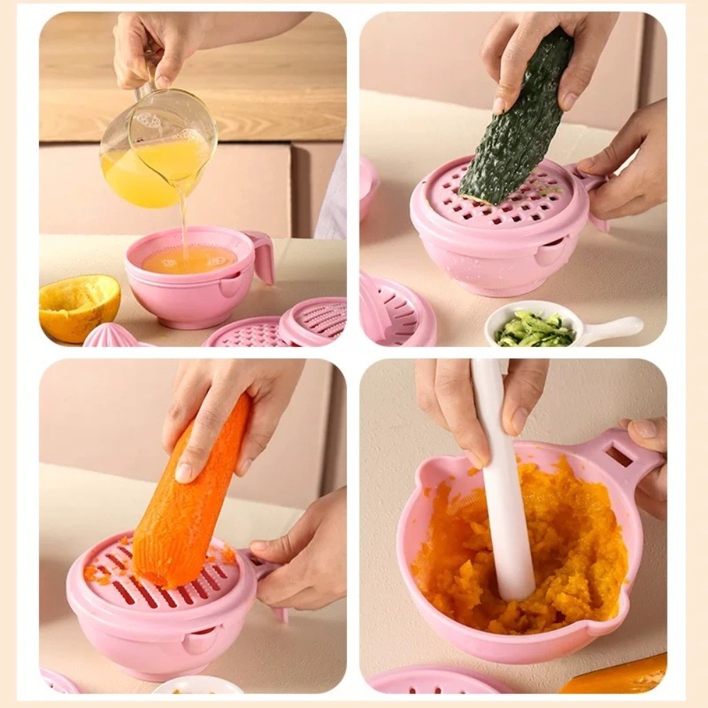 Solid color Baby Food Grinding - Baby Food Vegetables ulasan dan harga