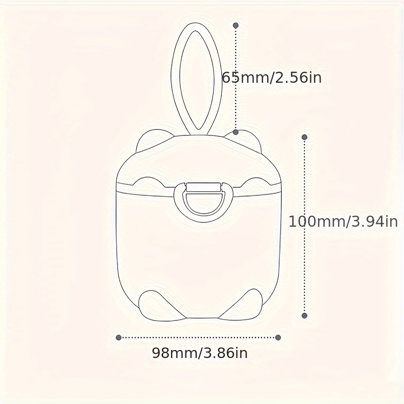 1pc Portable Four-Layer Milk P - Baby Food Glass Jar ulasan dan harga