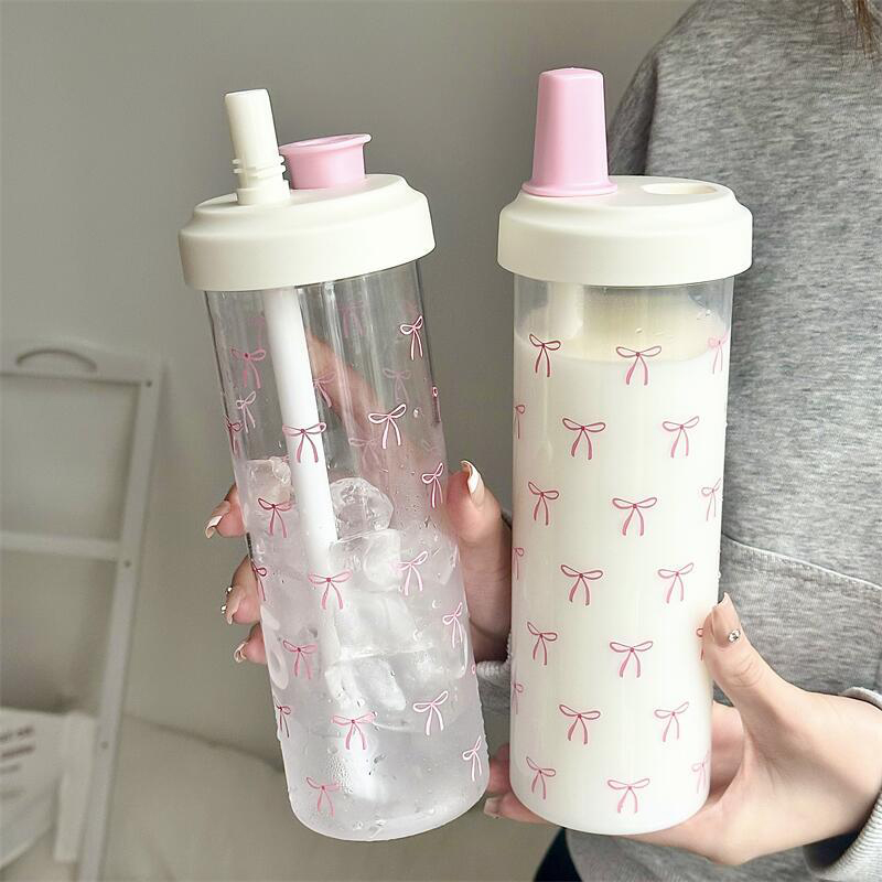 Leak-proof  Water Cup 750ml La - Training Cup Straw ulasan dan harga