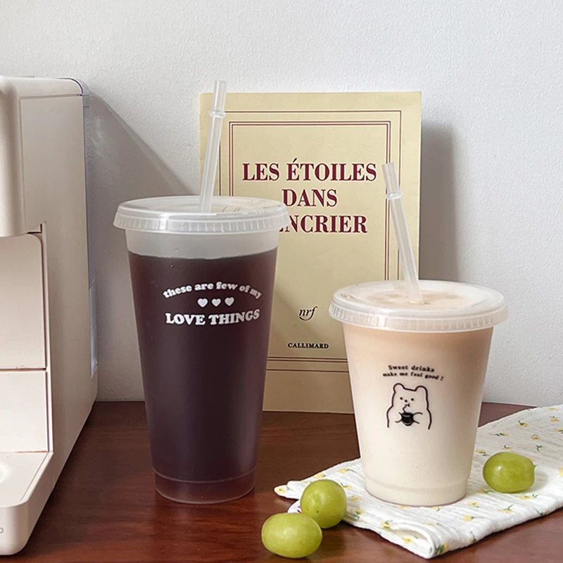 Water Cup for Coffee Juice Mil - Training Cup Straw ulasan dan harga