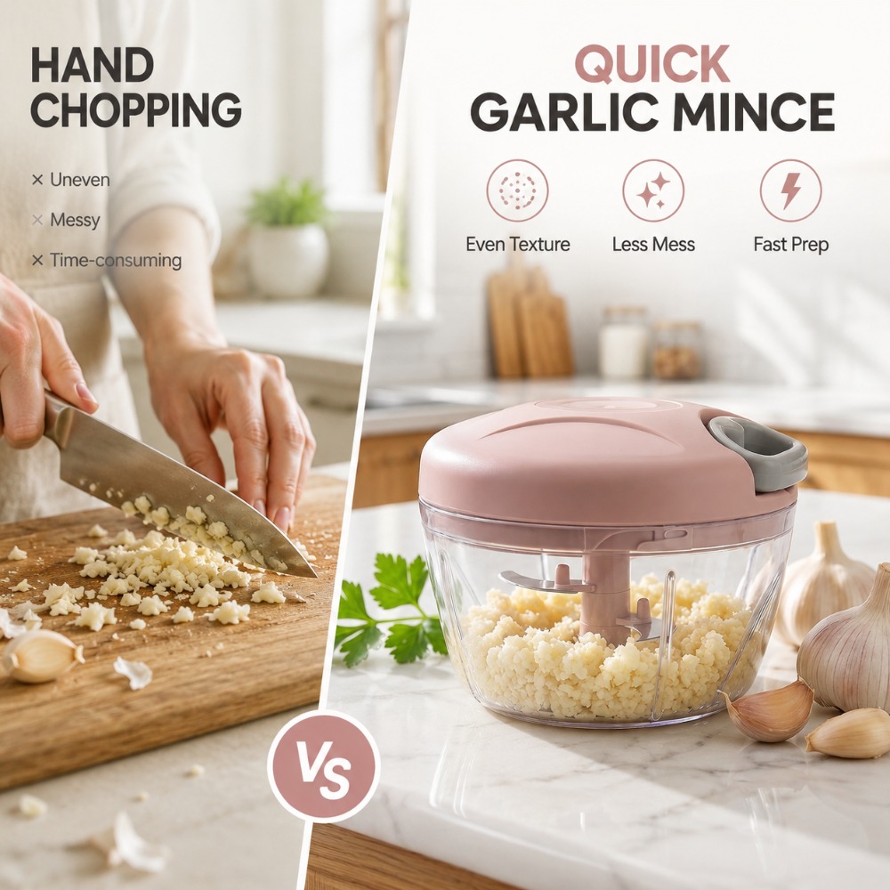 Manual Pull String Garlic Minc - Baby Food Vegetables ulasan dan harga