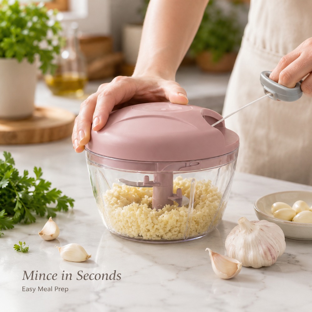 Manual Pull String Garlic Minc - Baby Food Vegetables ulasan dan harga