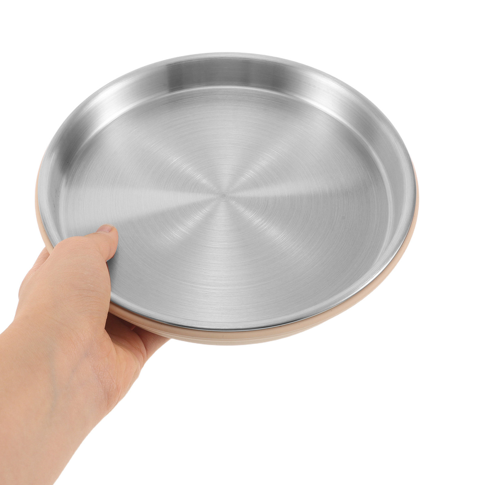 Stainless Steel Baby Feeding P - Plate Suction Toddler ulasan dan harga