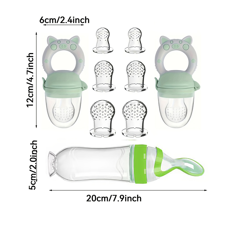 9pcs Feeding Cutlery:1 Silicon - Baby Food Vegetables ulasan dan harga