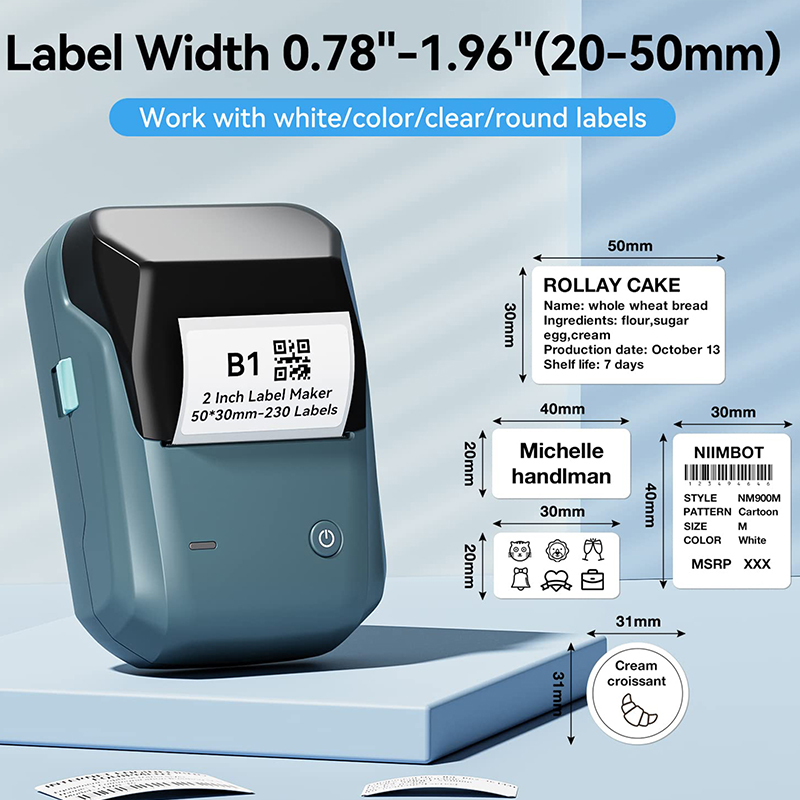 Mini Label Thermal Printer Nii - Baby Food Label ulasan dan harga
