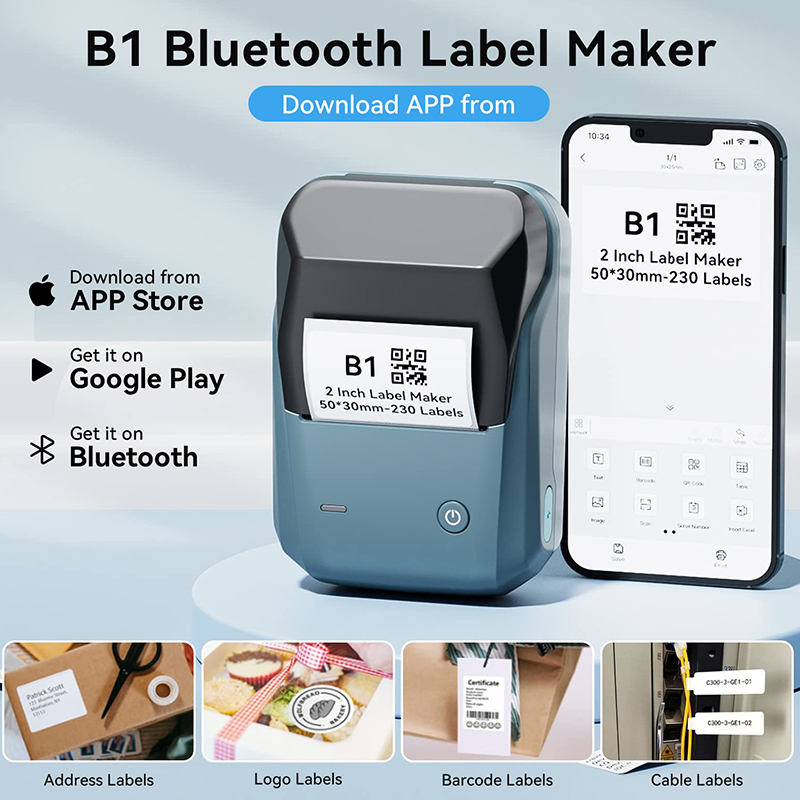 Mini Label Thermal Printer Nii - Baby Food Label ulasan dan harga