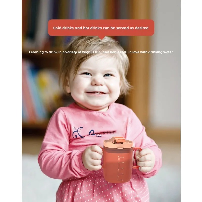 300ml for Child Water Cup Chil - Training Cup Straw ulasan dan harga