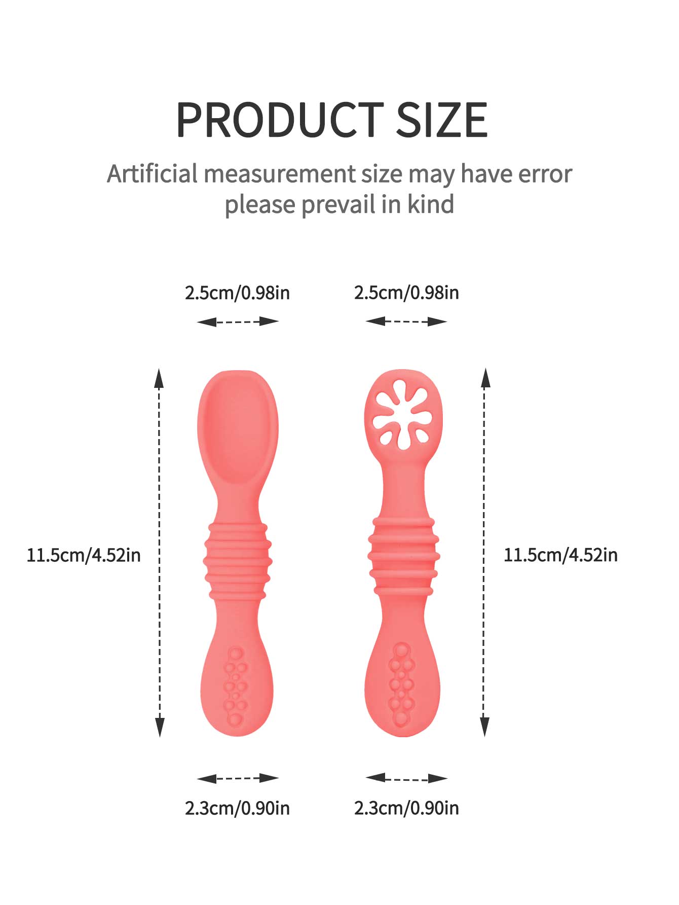 2Pcs Baby Silicone Sticky Spoo - Self Feed Spoon ulasan dan harga