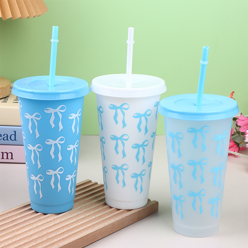 710ml Straw Lid Coffee Cup Jui - Training Cup Straw ulasan dan harga