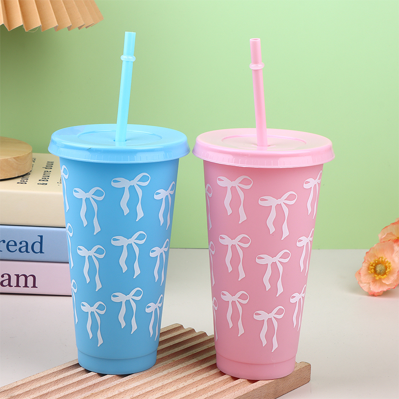 710ml Straw Lid Coffee Cup Jui - Training Cup Straw ulasan dan harga