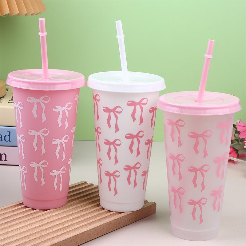 710ml Straw Lid Coffee Cup Jui - Training Cup Straw ulasan dan harga